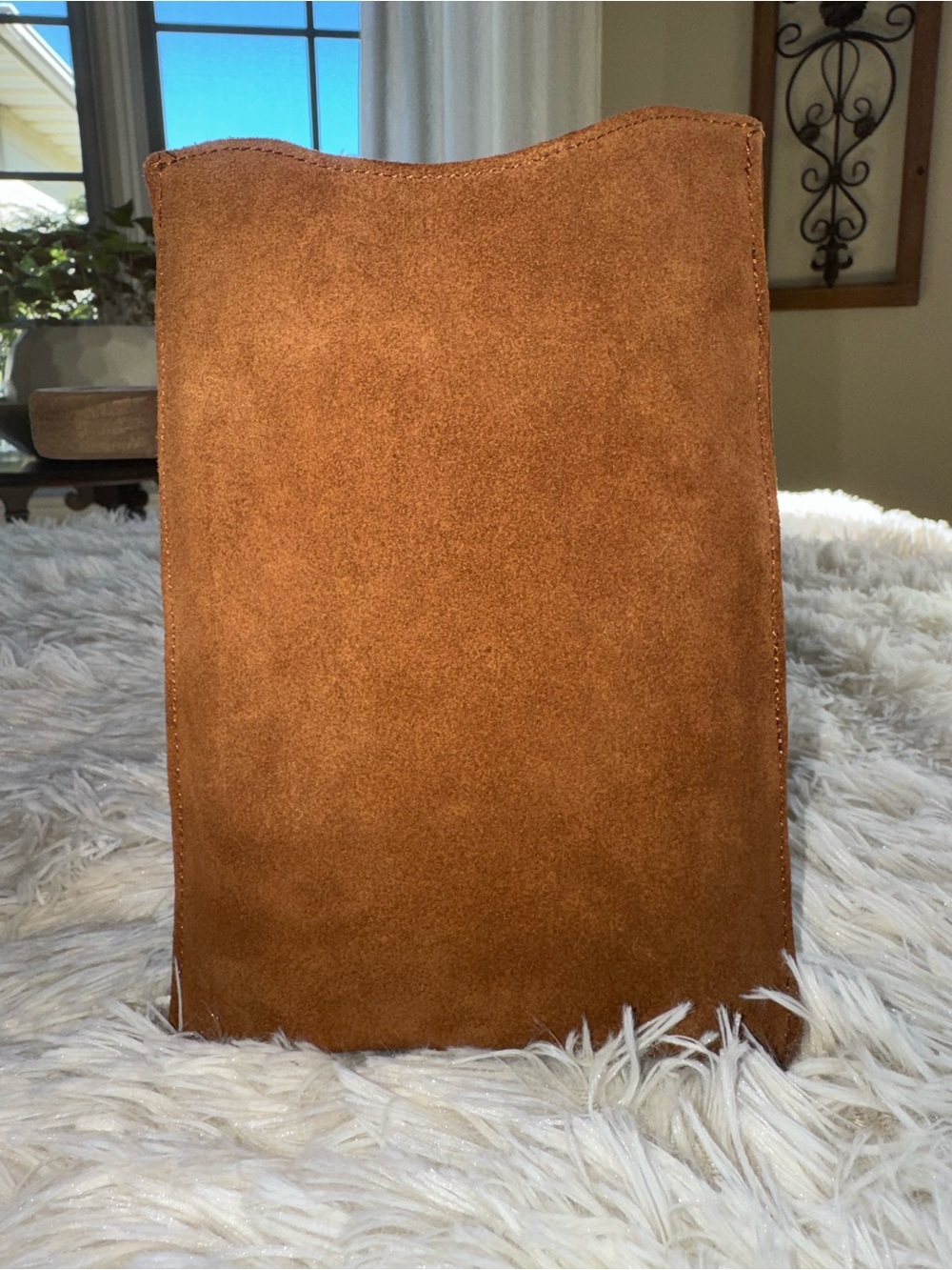 Lands End Suede Technology Tote Sleeve